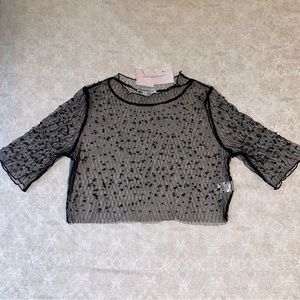 Mesh Black Top 🖤